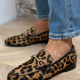 Adrianna - Bold Leopard Loafer