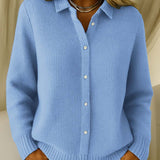 Katrina | Buttoned Textured Knit Waistcoat