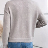 Céline | Chic Lace-Collar Jumper, Cashmere-Soft Touch