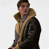 Viktor – Premium Leather Jacket with Shearling Lining