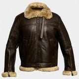 Viktor – Premium Leather Jacket with Shearling Lining