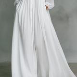 Sita | Patchwork Maxi Dress with High Neck and Long Sleeves
