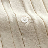 Elegant Short-Sleeve Knitted Shirt