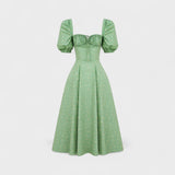 Helena - Summer Dress with Square Neckline