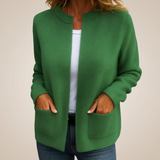 Colette | Warm Knit Zip-Up Gilet with Pockets