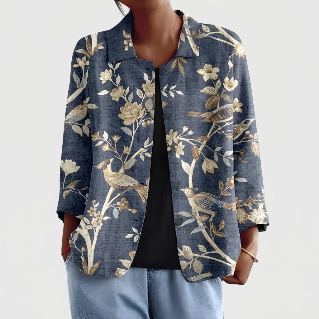 Nienke | Veste Fleurie Élégante