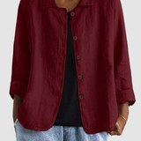 Nelleke | Blouse Classique à Encolure Croisée