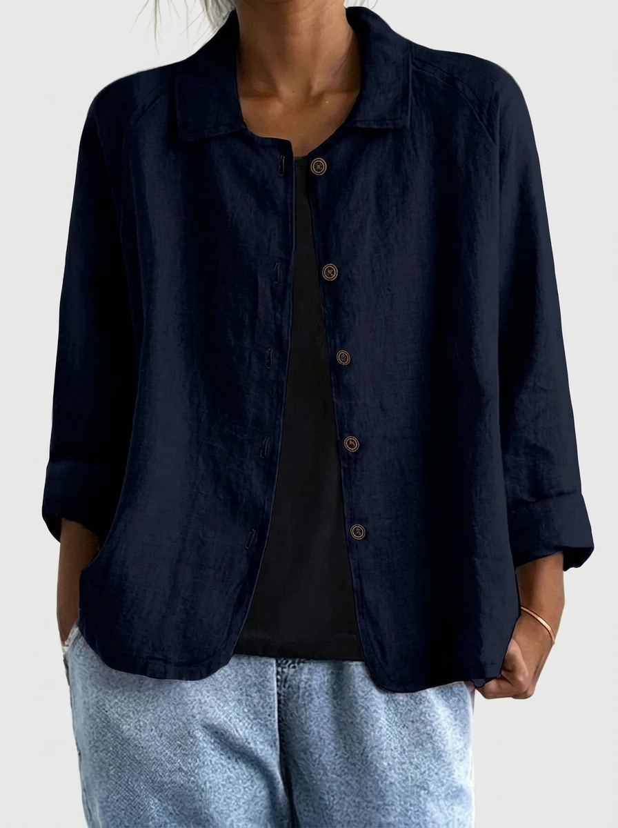 Mirthe | Blouse à Boutons Fins