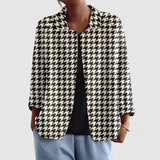 Rina | Blazer à Carreaux Intemporel