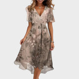Manuela - Women's V-Neck Dress