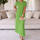 Beta - Long-Sleeve Cut-Out Maxi Dress + Free Inner Dress