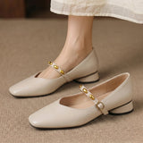 Zyra | Genuine Leather Ballet Flats