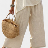Beatrice – Comfortable Essential Shirt and Wide-Leg Trousers