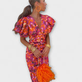 Vanessa - Elegant Dress with V-Neckline