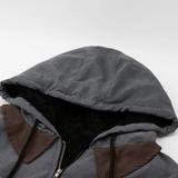 Isak | Warm Vintage Jacket with Fleece Lining and Hood