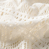 David | Sheer Crochet T-Shirt with Ethnic Pattern