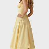 Carolina - Floral Dress with Fitted Bodice