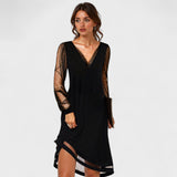 Matilda - Evening Dress with Sheer Sleeves