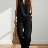 Ivy | Soft Washed Vintage Denim Two-Piece Set