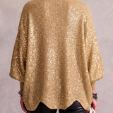 Isadora | Oversized Collar Cardigan with Large Metal Buttons