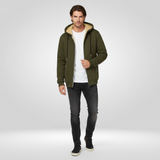 Men's Hooded Gilet with Fleece Lining
