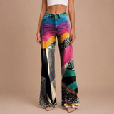 Talia | Bohemian Top with Loose Trousers