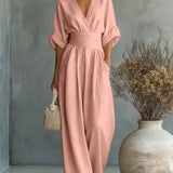 Maja | Elegant Jumpsuit with V-Neck and High Waist