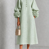 Marnie | Floral Button Midi Dress