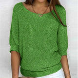 Luigia - Elegant Braided Knit Jumper