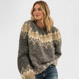 Helena - Comfortable Knitted Cotton Jumper