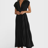 Paula - Elegant Pleated Dress