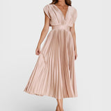 Paula - Elegant Pleated Dress