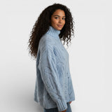 Alice - Cashmere Jumper with Cable Pattern