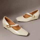 Viora | Genuine Leather Mary Jane Heels